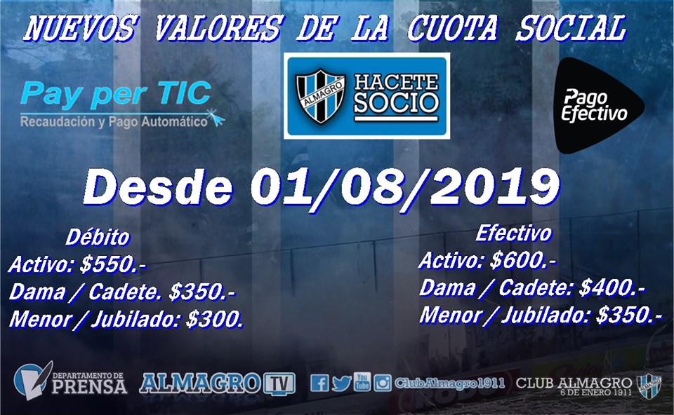 Socios Club Almagro Sitio Web Oficial